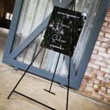Black Acrylic Welcome Signs