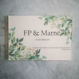 A4 Frosted Floral Guestbook